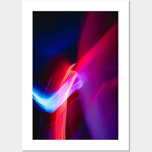 Neon Streaks Posters and Art